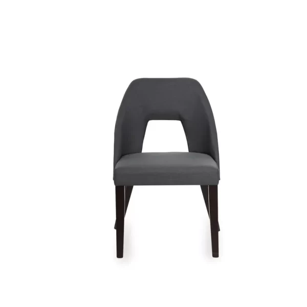 Edward Dining Chair, Dark Grey