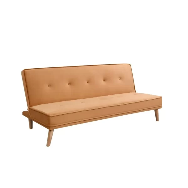 Joy 3-Seater Sofa Bed, Mustard