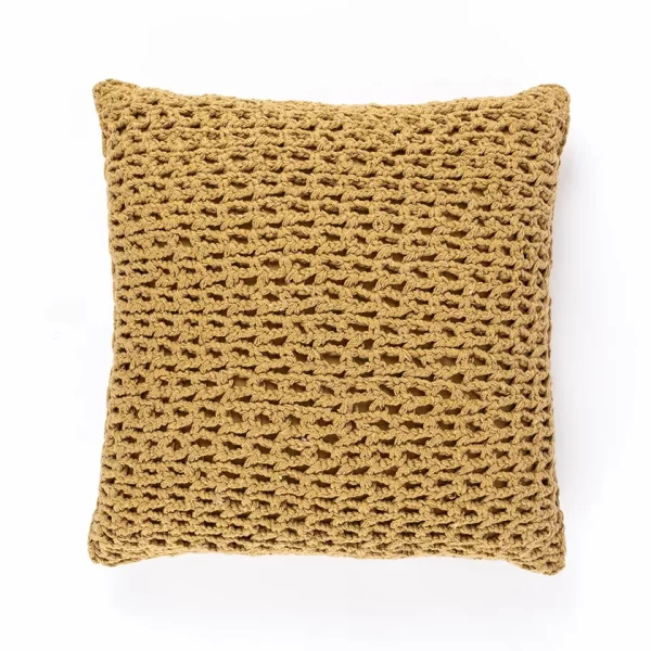 Wesley Filled Cushion, Taffy - 45x45 cm