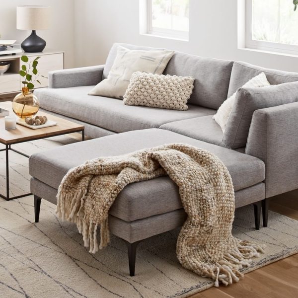 Andes 3-Piece Chaise Sectional Sofa