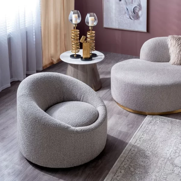 Classic Swivel Armchair - Image 4