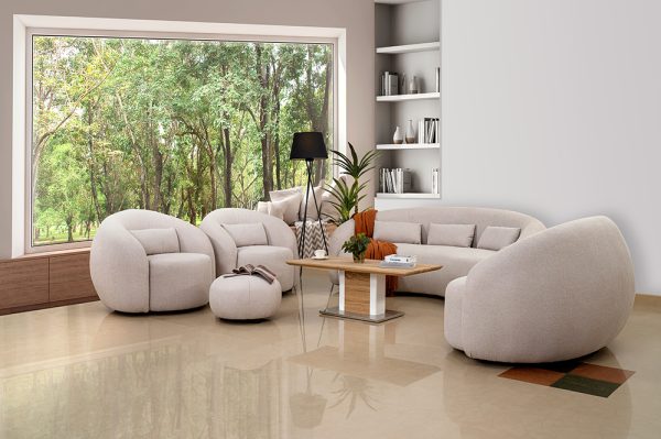 LITE SOFA SET WITH OTTOMAN