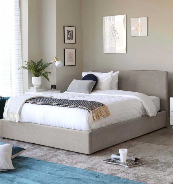 Modern Style Perth Fabric Upholstered Bed - Image 5